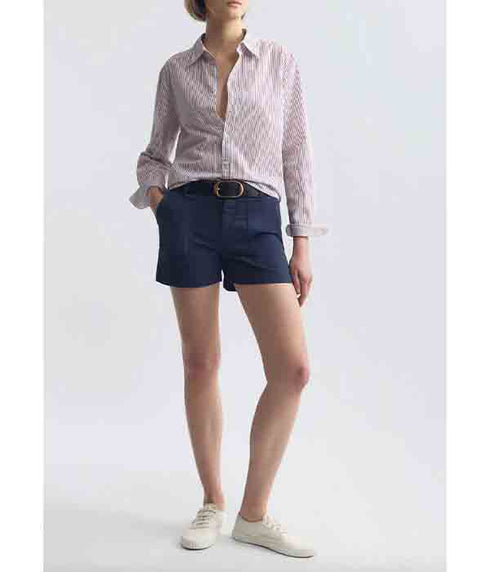 Raphael Classic Shirt - Red/Blue Stripe