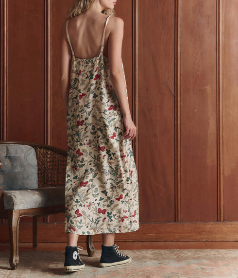 The Sundrift Slip Dress - Floating Butterflies