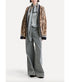 “The Brit Leopard” Alpaca-Blend Jacquard Cardigan - Gold