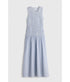 Siempre Tank Maxi - Blue and White Stripes