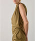 Gemma Dress - Beige Vert