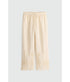 Embroidered Kari Pull On Pants - Ecru