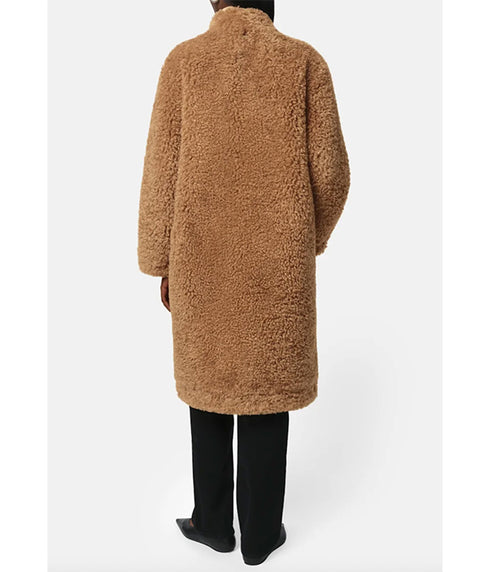 Jude Bouclette Overcoat - Camel