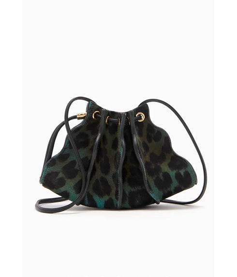 Adria Small Crossbody Bag - Emerald Leopard