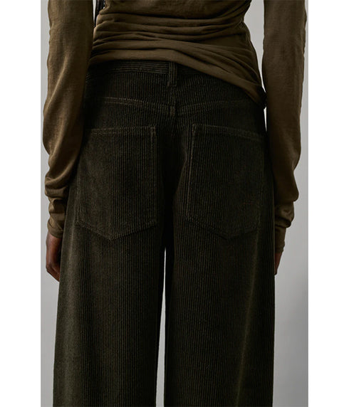 Gunter Corduroy Trousers - Military
