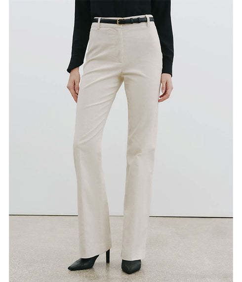 Corette Corduroy Pant - Ivory