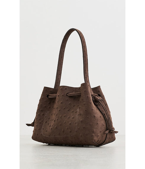 Drawstring Pochette - Ebony