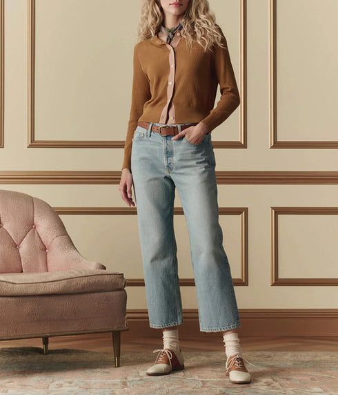 The Dainty Cardigan - Suntan