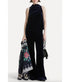 Viscose and Silk Velvet Trousers - Night