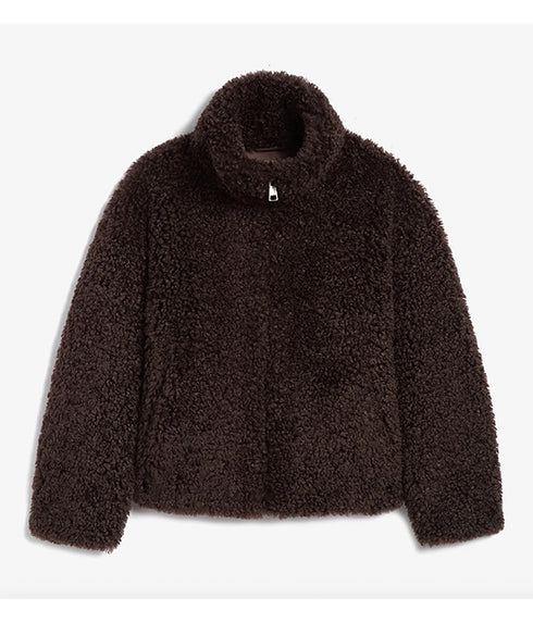 Brooks Bouclette Coat - Brown