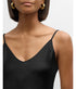 Gloria Silk Cami - Black