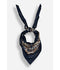 Bandana Flowers Cotton - Navy