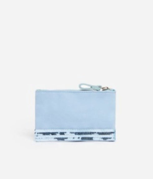 Zipped Clutch - Indigo Clair