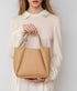 The Trapeze Bucket Bag - Camel Multi