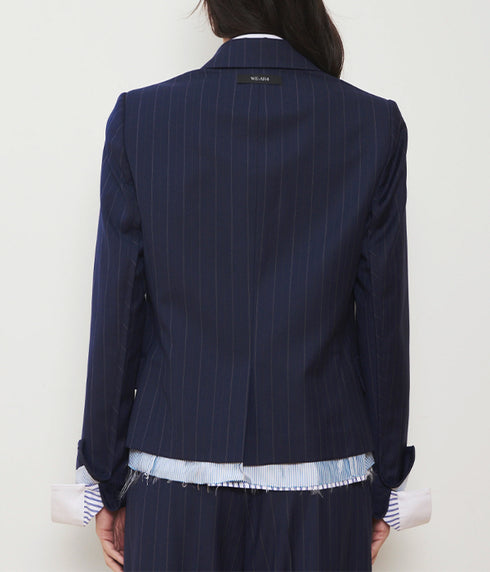 The Hutton Blazer - Blue Stripe