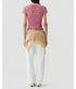 Smocked Shrunken Polo - Sprinkle/Burnt Sienna