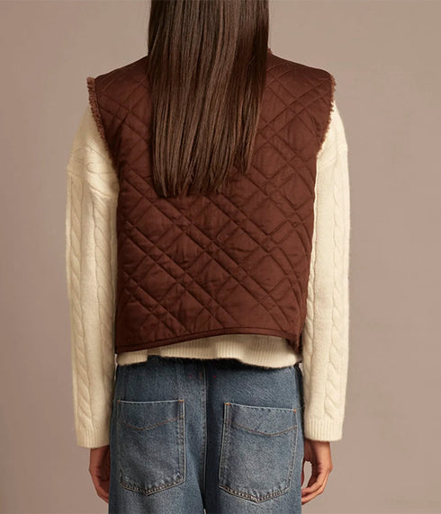 Kensi Vest - Chocolate Brown