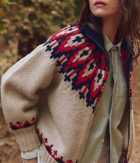 The Nordic Sweater - Glacier Fair Isle