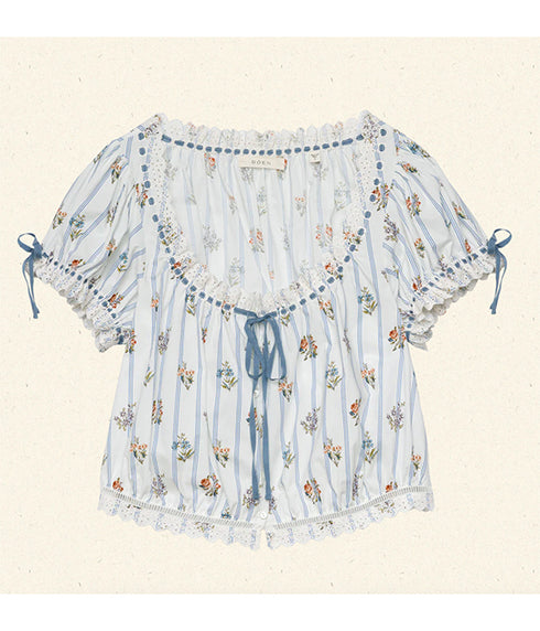 Nera Top - Fleurs De Bordeaux
