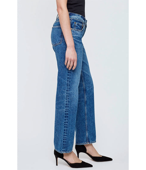 Philadelphia Low Rise Straight Jeans - Blu