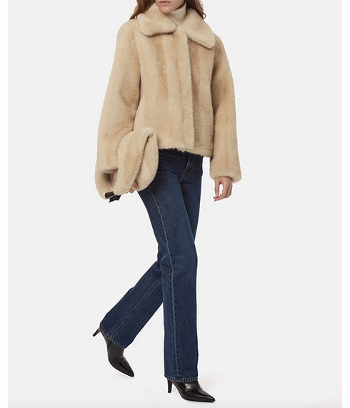 Elis Coat - Latte Multi