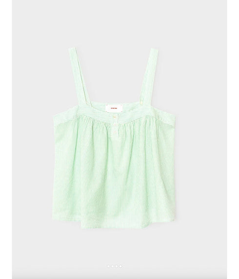 Maryn Top - Fresh Mint Stripe