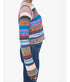 The Extra Crop Jumper - Red Ivory Blue Multi Stripe