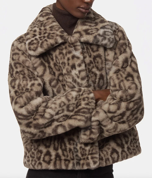 Elis Coat - Light Leopard