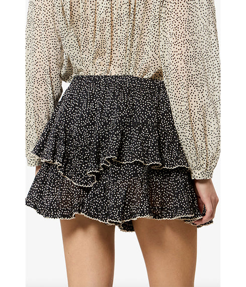 Jocadia Shorts - Black/Ecru