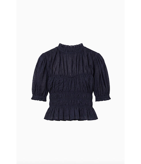 Rae Short Sleeve Top - Midnight