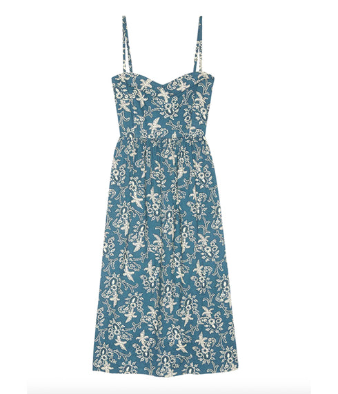 The Verse Dress - Indigo Bandana