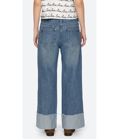 Zayna Cuffed Jean - Blue