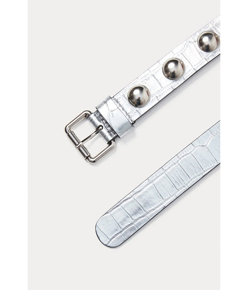 Studded Belt - Silver