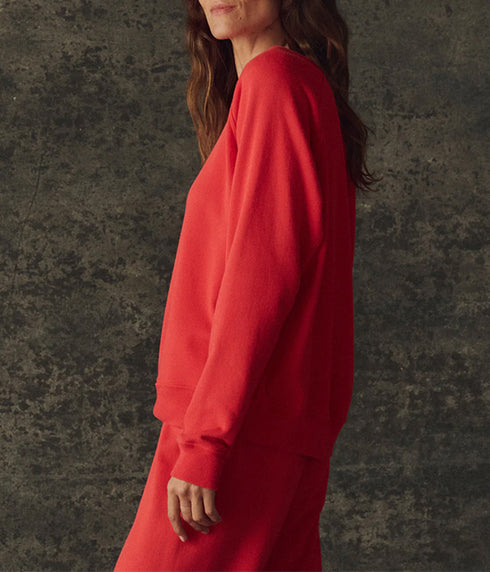 The Fleece Rookie Sweatshirt - Bright Red