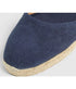 Carol Wedge Espadrille - Blue Oxford