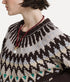 Fair Isle Cable-Knit Virgin Wool Jumper - Fondant