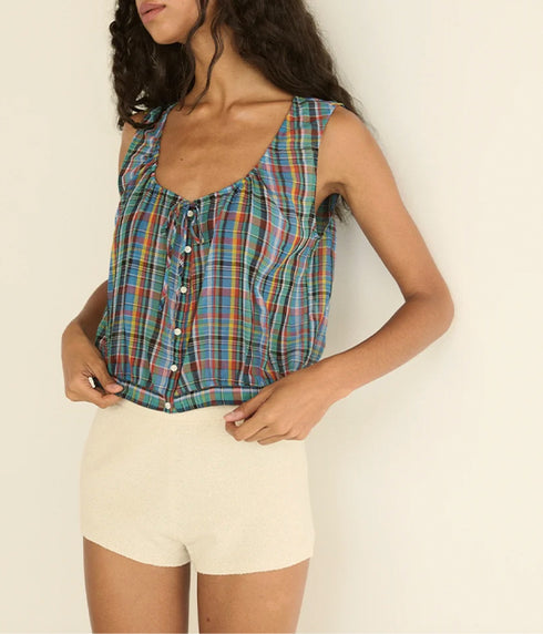 Theo Top - Alderbrook Plaid