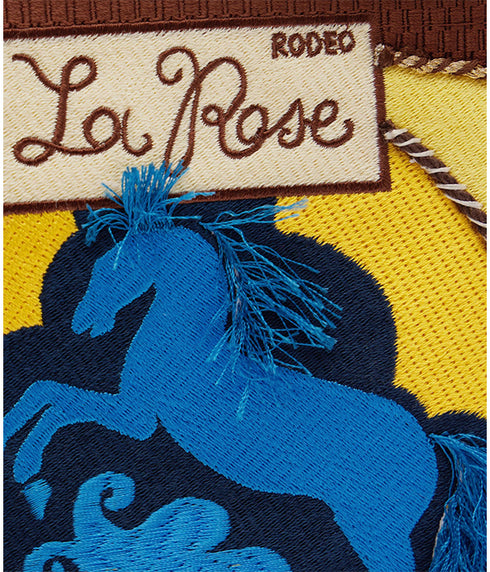Ace Horse Embellished Clutch