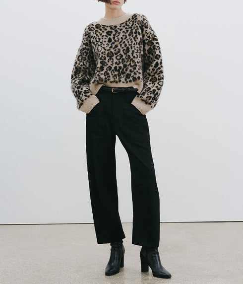 Zamira Sweater - Leopard