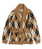 The Argyle Riding Cardigan - Camel