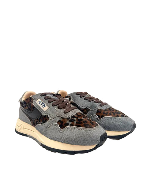 Reelwind Sneaker - Pony Mix/ Leather Blue Grey Black