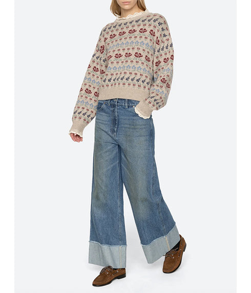 Preston Knit Sweater - Cream