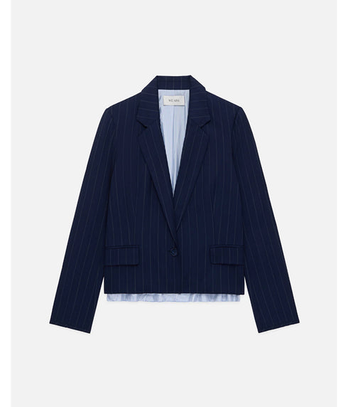 The Hutton Blazer - Blue Stripe