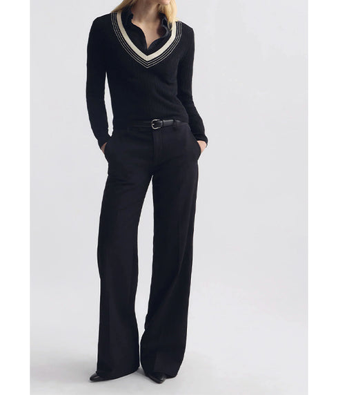 Aziel Sweater - Black/Ivory