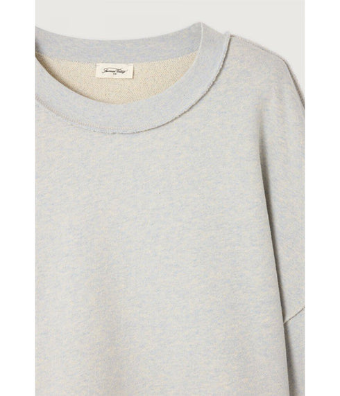 Dantown Sweatshirt - Melange Sky Blue