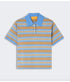 Short Sleeve Striped Rugby - Delft Blue Combo