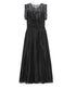 The Keepsake Lace Column Dress - Black
