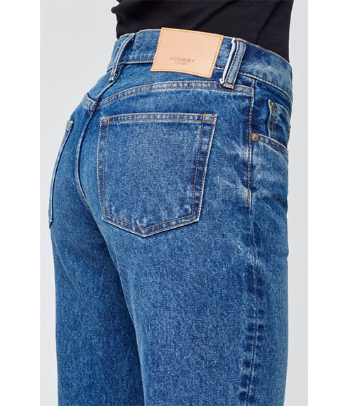 Philadelphia Low Rise Straight Jeans - Blu