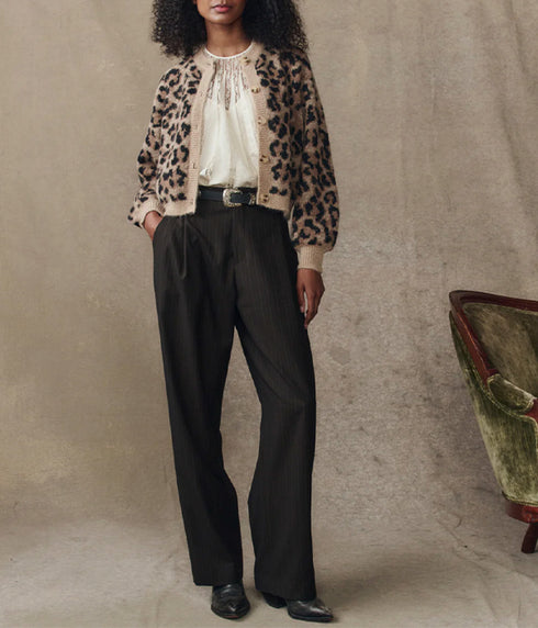The Windsor Cardigan - Leopard