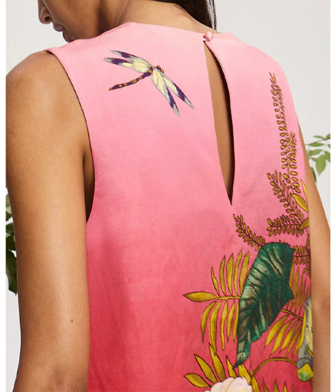 Inez Mini Dress - Pink Ombre